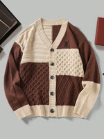 Cardigan tricoté pour homme - Vignette | URBAÏA