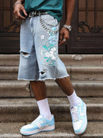 Streetrush Shorts en jean ample - Vignette | URBAÏA