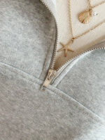 Sweat-shirt à capuche ample fendu - Vignette | URBAÏA