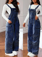 Salopette en jean SHEIN ICON - Vignette | URBAÏA