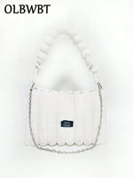 Sac à l'épaule en peluche - Vignette | URBAÏA