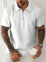 Polo zippé Manfinity Homme - Vignette | URBAÏA