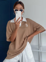 DAZY T-shirt surdimensionné - Vignette | URBAÏA 