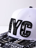 1 pièce Casquette de hip hop à la mode unisexe réglable avec broderie de lettre pour la vie quotidienne dans la rue - Vignette | URBAÏA 