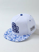 1 pièce Casquette de baseball hip-hop à visière plate unisexe pour la danse de rue - Vignette | URBAÏA 