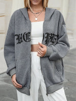 Sweat-shirt à capuche zippé - Vignette | URBAÏA 