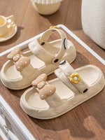 Pantoufles Avec Nœud Papillon - Vignette | URBAÏA 