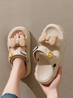 Pantoufles Avec Nœud Papillon - Vignette | URBAÏA 