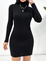 Robe pull à col roulé - Vignette | URBAÏA 