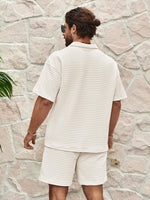 RSRT Haut et short texturé à manches - Vignette | URBAÏA 