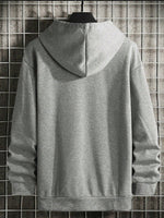 Manfinity sweat-shirt à capuche décontracté - Vignette | URBAÏA 