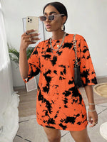 Robe t-shirt tie - Vignette | URBAÏA 