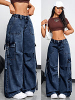 Jeans cargo SHEIN EZwear - Vignette | URBAÏA 