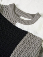 Pull tricoté casual - Vignette | URBAÏA 