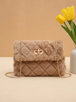 Sac bandoulière en matériau moelleux - Vignette | URBAÏA 