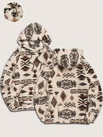 Sweat-shirt à capuche en sherpa - Vignette | URBAÏA 