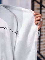 Sweat-Shirt à capuche unicolore décontracté - Vignette | URBAÏA 