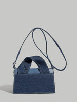 sac à bandoulière en denim - Vignette | URBAÏA 