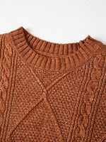 Acelitt Robe en tricot texturé - Vignette | URBAÏA 