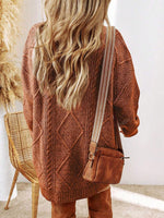 Acelitt Robe en tricot texturé - Vignette | URBAÏA 