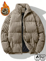 Manteau matelassé en velours - Vignette | URBAÏA 