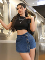 Short en jean SHEIN PETITE - Vignette | URBAÏA 