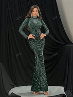 QOQ Robe de soirée de luxe - Vignette | URBAÏA 