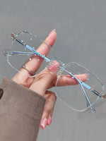 1 pièce Lunettes de mode dégradé océanique pour activités en plein air. Accessoires de lunettes transparentes, Saint-Valentin - Vignette | URBAÏA 