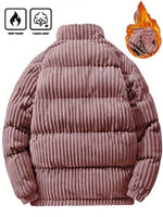 Manteau matelassé en velours - Vignette | URBAÏA 