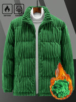 Manteau matelassé en velours - Vignette | URBAÏA 