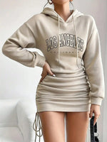 Robe courte à capuche - Vignette | URBAÏA 