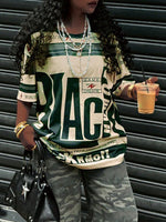 T-shirt simple à col rond - Vignette | URBAÏA 