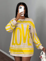 T-shirt ample à manches longues - Vignette | URBAÏA 