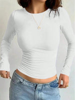 T-Shirt Décontracté Simple - Vignette | URBAÏA 