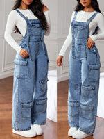 Salopette en jean SHEIN ICON - Vignette | URBAÏA 