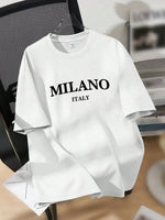 T-shirt décontracté SHEIN EZwear - Vignette | URBAÏA 