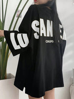 T-shirt DAZY surdimensionné - Vignette | URBAÏA 