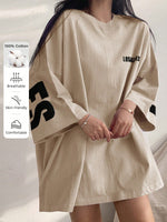 T-shirt DAZY surdimensionné - Vignette | URBAÏA 