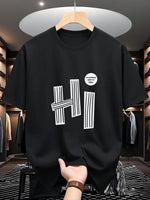 T-shirt à col rond décontracté - Vignette | URBAÏA 