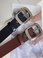 1 pièce Ceinture en jean noire décontractée et polyvalente pour femmes, convient comme cadeau pour la fête des mères et les anniversaires, pour l'été, l'école, l'automne et Halloween - Vignette | URBAÏA 