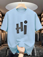 T-shirt à col rond décontracté - Vignette | URBAÏA 