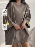 T-shirt DAZY surdimensionné - Vignette | URBAÏA 