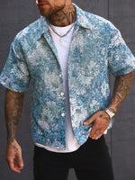 Chemise courtes en jacquard - Vignette | URBAÏA 