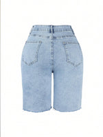 Short en jean skinny - Vignette | URBAÏA 
