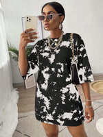 Robe t-shirt tie - Vignette | URBAÏA 