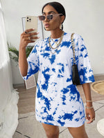 Robe t-shirt tie - Vignette | URBAÏA 