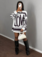 T-shirt ample à manches longues - Vignette | URBAÏA 