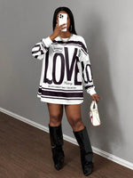 T-shirt ample à manches longues - Vignette | URBAÏA 