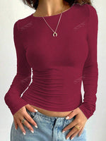 T-Shirt Décontracté Simple - Vignette | URBAÏA 