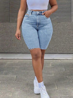 Short en jean skinny - Vignette | URBAÏA 